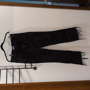 Madewell Cali Demi-Boot Black Denim Jeans